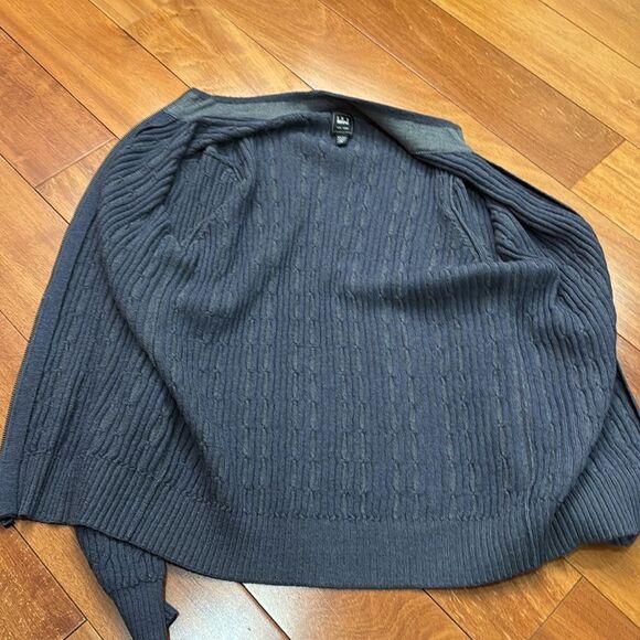 IKE Behar Men’s Cable knit Baby Alpeca Blended Sweater Cardigan size S - Picture 5 of 9